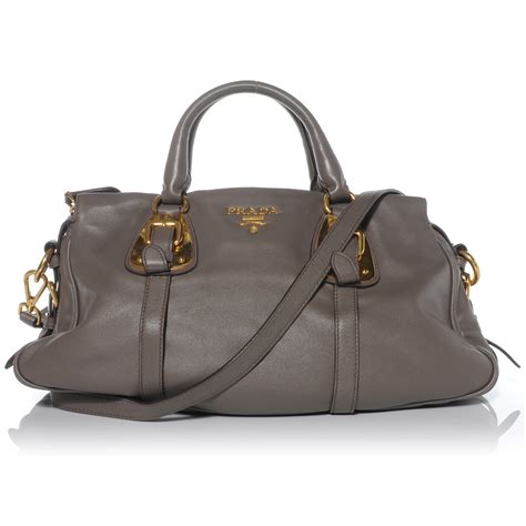 prada soft calf boston bag.